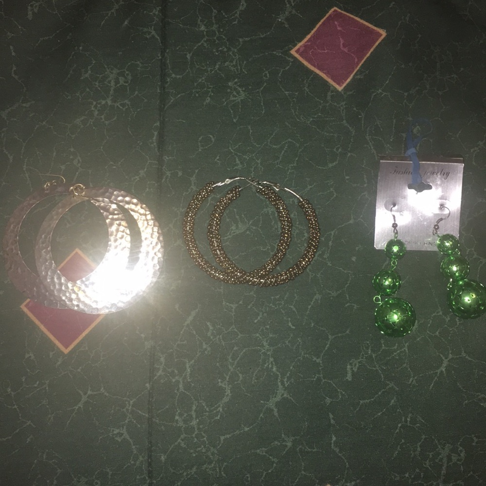 3 set of earrings